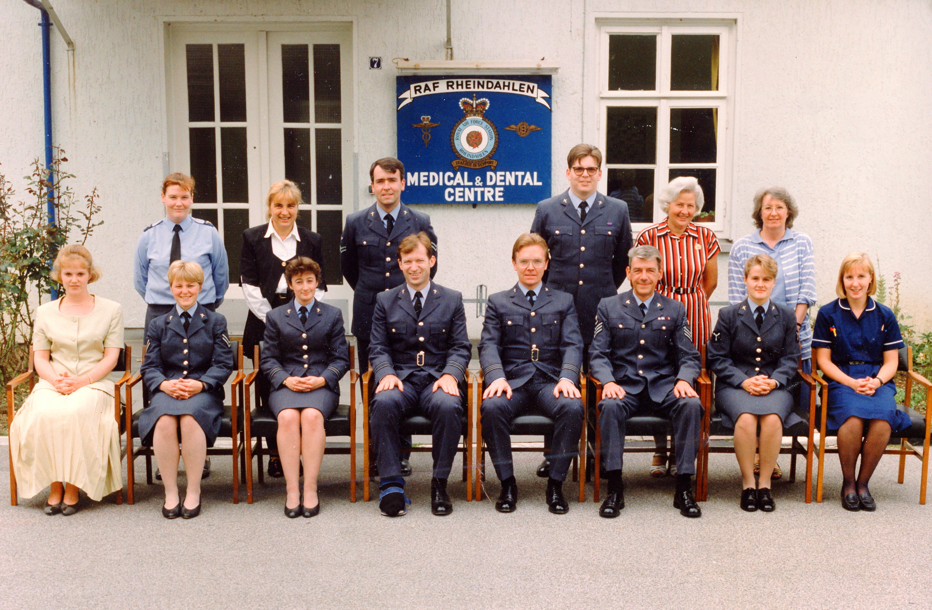 Photo decoration: Celebrating a varied career after enlisting in 1984, Warrant Officer Yvonne Conway has worked at 11 UK bases and carried out a range of professional activities.